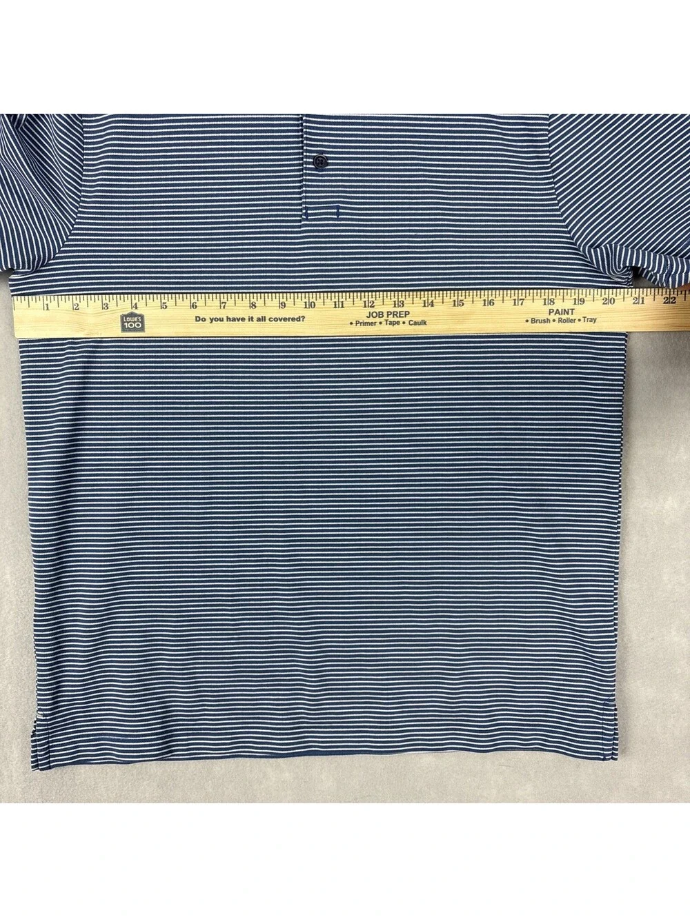 J.Crew Oarsman Polo Men’s Medium Striped Blue White Short Sleeve Preppy Casual